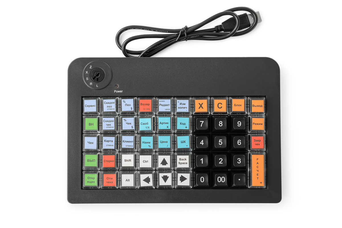 Программируемая клавиатура АТОЛ KB-50-U (rev.2), черная, USB. — изображение 3